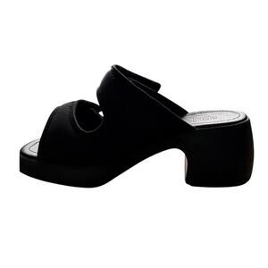 Camper Thelma Black 2 Strap Sandal w/ Block Heel Sz 10